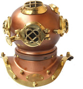 Vintage Handmade Nautical Diving Helmet Copper Finish